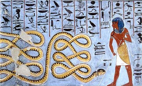 Ilustración histórica de Apep (Apofis)